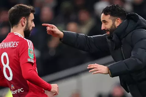 الثقة في أموريم.. 5 رسائل من برونو فرنانديز قبل قمة ليفربول ومان يونايتد